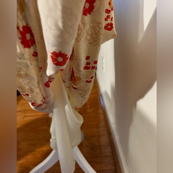 Auteur silk twist gown in kimono print, size S - Picture 14 of 15